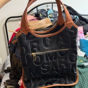 Black and Brown Women's Tote Bag